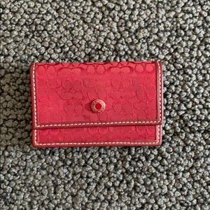 COACH credit card holder